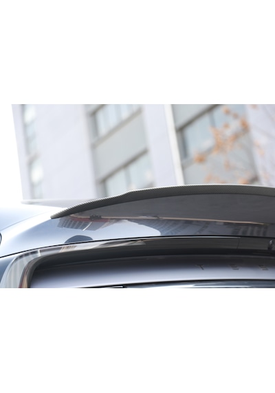 Tesla Junıper Içın Uyumlu Spoıler Rüzgarlık Parlak Karbon