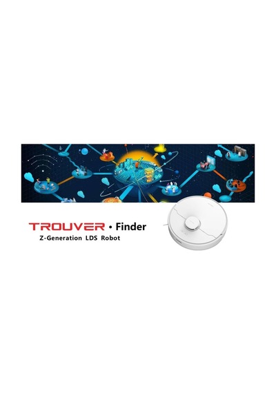 Trouver Finder LDS Sensörlü Vacuum Mop Akıllı Robot Süpürge (Outlet)