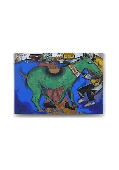 Marc Chagall - The Green Donkey Tablosu - 45x30cm 7/8 Yaş