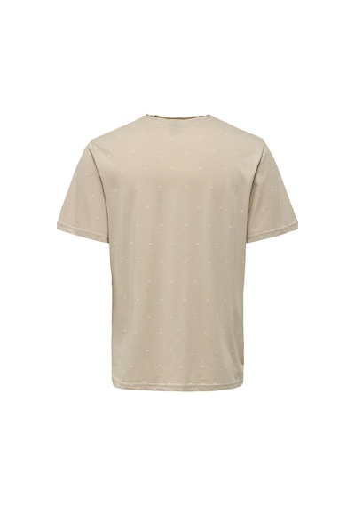 Only & Sons Onsmyron Lıfe Reg Ss Dıtsy Tee Cs 22029480 Gümüş 001