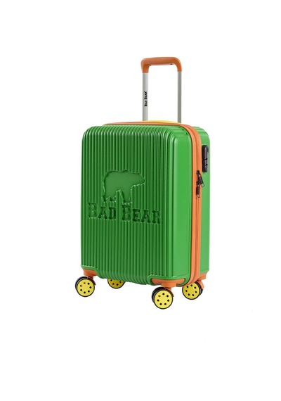 Bad Bear Logo Yeşil Kabin Boy Tekerlekli Abs Valiz 40 Lt. - Yeşil