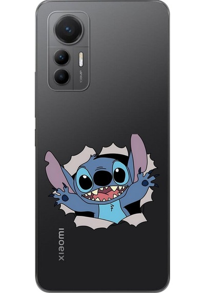 Xiaomi Mi 12 Lite Uyumlu Şeffaf Kılıf Couple Stitch 1 Tasarımlı