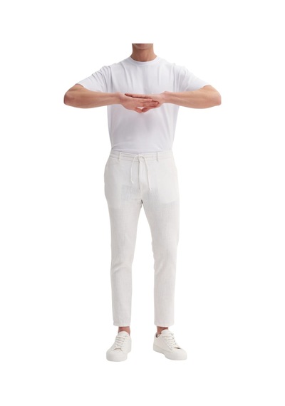Erkek Caz 0008 Jogger Pantolon Beyaz