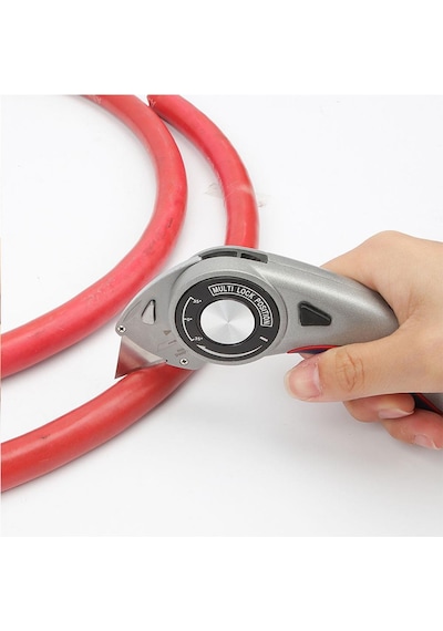 Workpro Wp211013 Ağır Hizmet Alüminyum Gövde Açı Ayarlı Katlanır Rötuş Maket Bıçağı + 5 Adet Yedek Bıçak