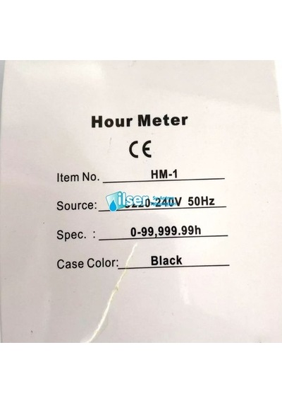 Aqualine Pro Serisi Hour Meter Mekanik Sayaç
