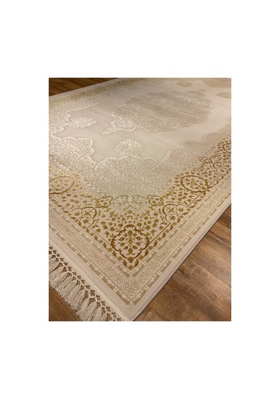 Milat Taç Mahal 1752 Krem-gold Halı Çok Renkli