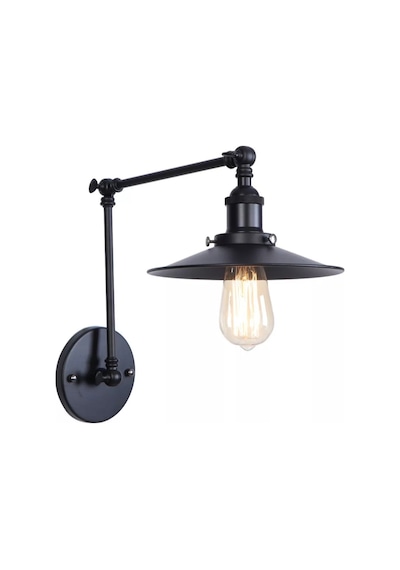 Riolight Siyah Üç Mafsallı Aplik Çap:23 Cm Siyah