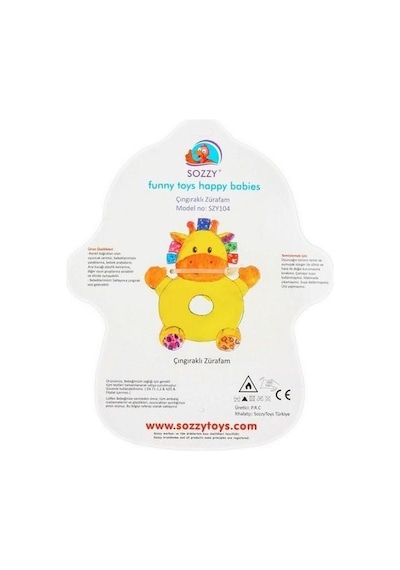 Sozzy Toys Çıngıraklı Zürafam Szy104