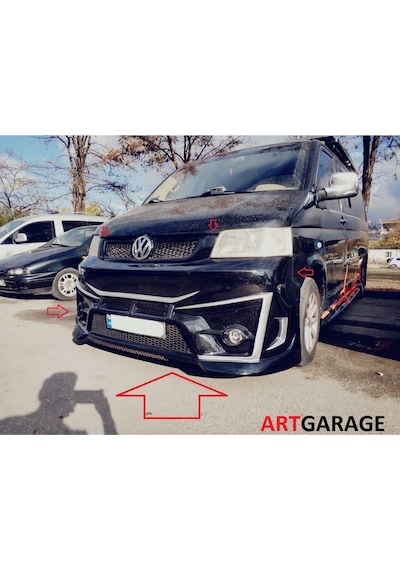 Transporter T5 Komple Spor Ön Tampon-fiberglass-boyasız