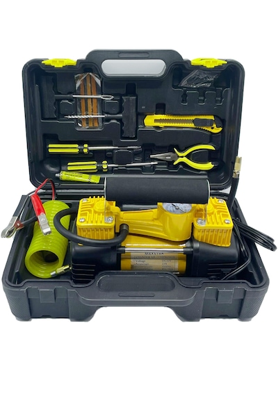 Moonshop Kp01 Setli Işık Göstergeli Lastik Şişirme Hava Kompresörü