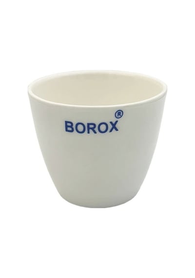 Borox Medium Form Crucible Porselen Kroze Orta Form 20 ML