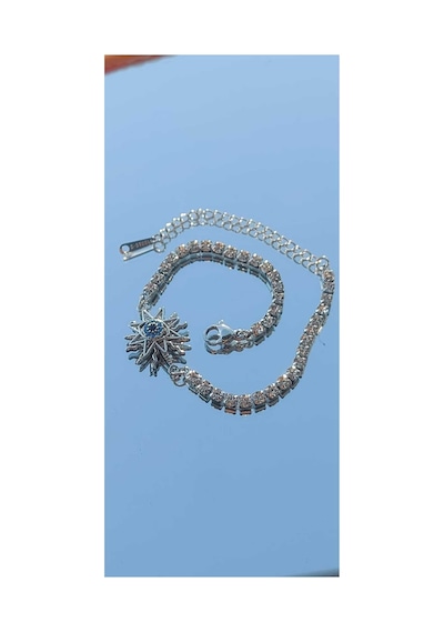Hareketli Su Yolu Zirkon Taşlı Çelik Paslanmaz Bileklik Gold - 661950772 Gold