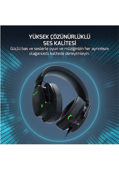 Gamepower Kai Titanium 7.1 Surround Hi-Fi RGB Kulak Üstü Oyuncu Kulaklık Gamepower Kai Titanium 7.1 Surround Hi-Fi RGB Kulak Üstü Oyuncu Kulaklık