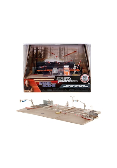 Fast & Furious Final Yarışı Tren Sahnesi Dioraması 1.65'' Die-ca