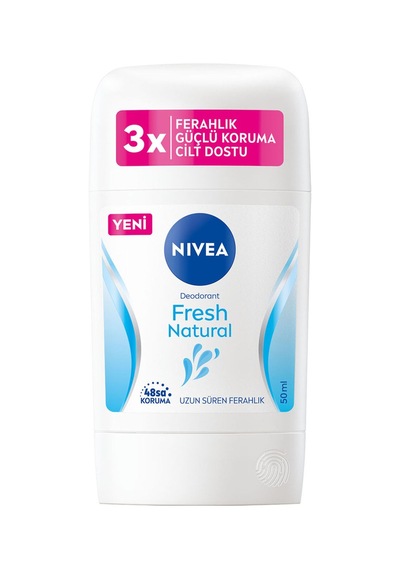3 Adet Nivea Fresh Natural Stick Anti-perspirant 50ml