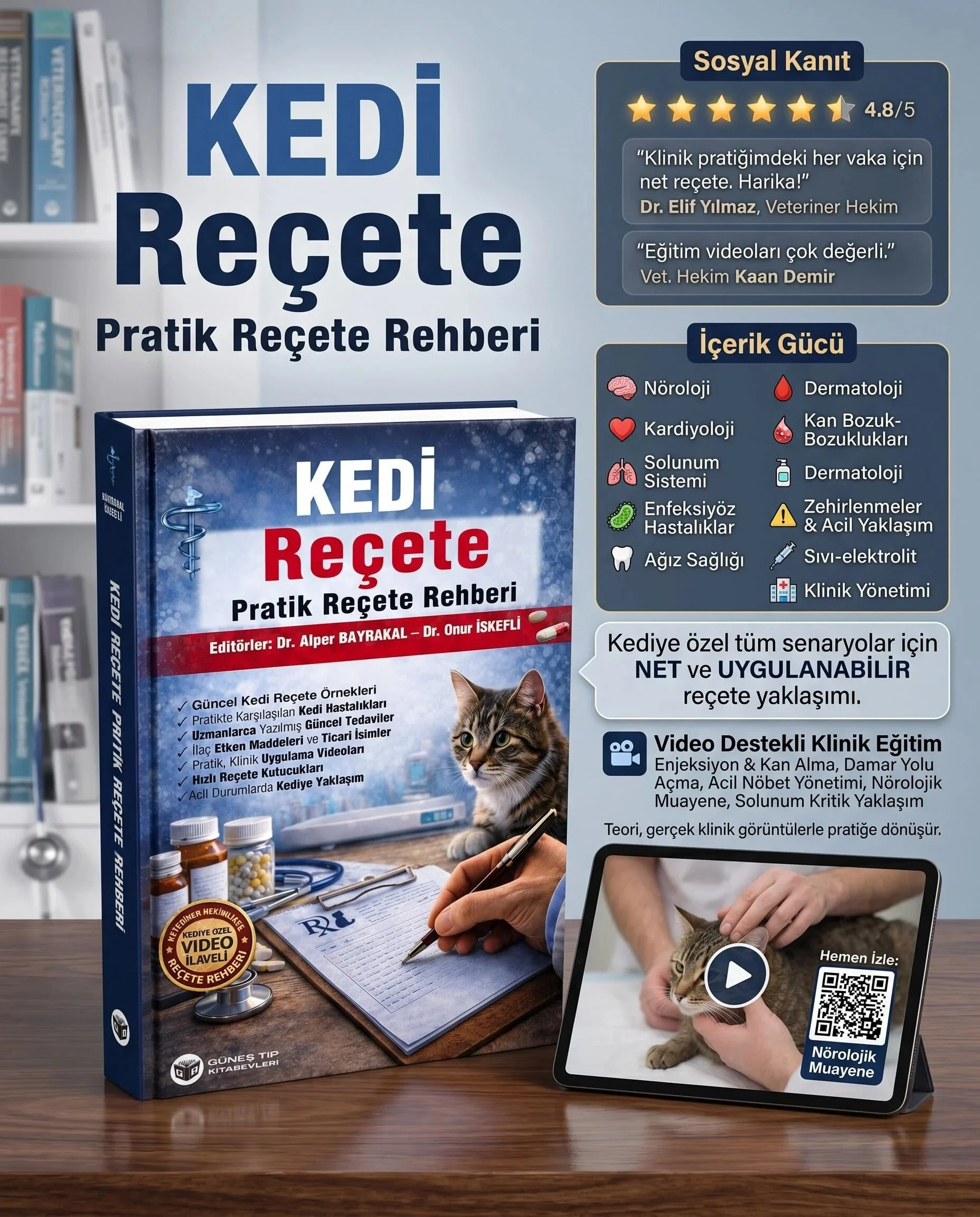 Veteriner Reçete Rehberi - Kedi Qr Kodlu Videolar