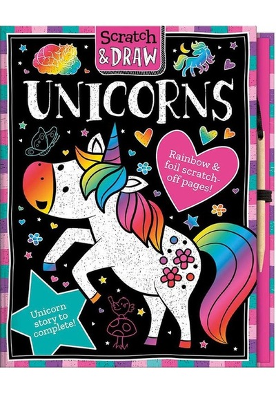 Imagine That Scratch And Draw - Unicorns