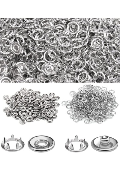 9.5mm Nikel Gümüş Bebe Çıtçıt 1440 Adet