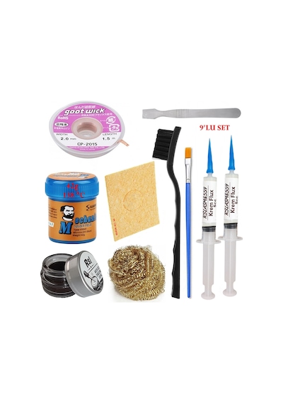 Kremlehim Mchanc 138 C 42gr Havya Uc Temizleyici Flux Lehim Toplama Cp-2015 Lehim Emme Teli Ve Yardımcı Set04