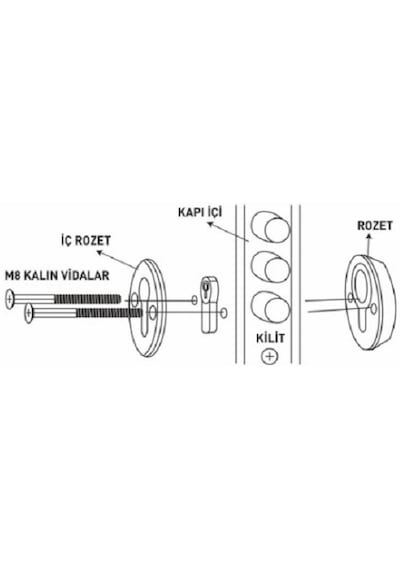 Kalın Vidalı Çelik Rozet mcr-08 sarı Sarı-Altın Kalın Vidalı Çelik Rozet mcr-08 sarı Sarı-Altın