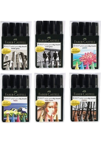 Faber Castell Pıtt Pen 4 Lü Poşet Bb ''Pastel'' 5188167120