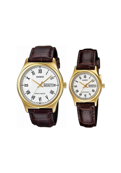 Casio Mtp-ltp-v006gl-7budf Çift Kol Saati Kadın-erkek Metalik