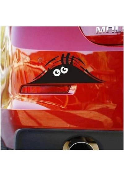 Meraklı Gözler Oto Sticker Siyah 19 7 Cm