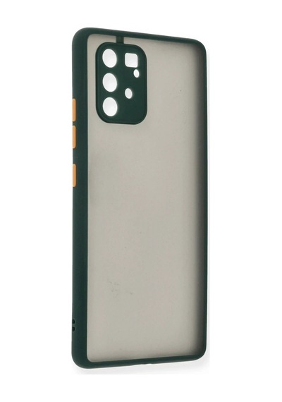 Samsung Galaxy A91 / S10 Lite Kılıf Montreal Silikon Kapak - Yeşil 0.2M-Çok Renkli