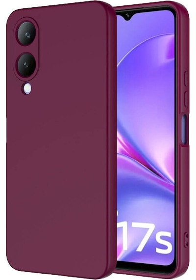 Kilifone - Vivo Uyumlu Y17s - Kılıf İçi Kadife Koruyucu Mara Lansman Kapak - Koyu Mor