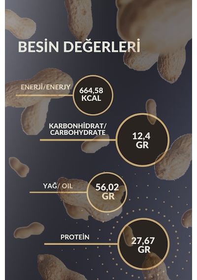 Laçoko Kişiye Özel Şekersiz Saf Katkısız Fıstık Ezmesi Glutensiz Vegan Doğal Çifte Kavrulmuş Parçacıklı Extra Crunchy Yer Fıstığı Ezmesi 1 KG