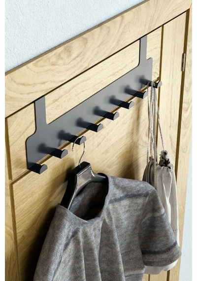 Metal Mat Siyah Kapı Arkası Askılık 8 Kancalı Amerikan Tipi Organizer Askı, Banyo Ve Oda Kapı Metal Mat Siyah Kapı Arkası Askılık 8 Kancalı Amerikan Tipi Organizer Askı, Banyo Ve Oda Kapı