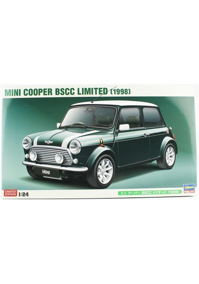 Hasegawa 20694 1/24 Ölçek, Mini Cooper Bscc Limited 1998 , Limited Edition Otomobil Plastik Model Kiti