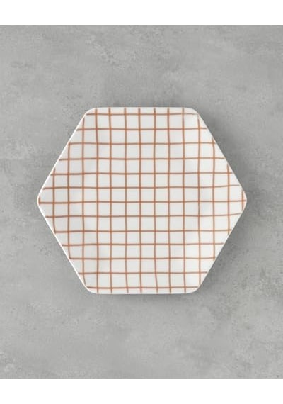 Cella Porselen Servis Tabağı 23 Cm Turuncu Açık