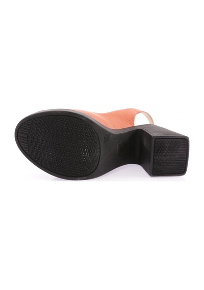 Dgn 28003-2108 Bayan Dolgu Taban Topuklu Sandalet 28003-2108-R1840 Turuncu