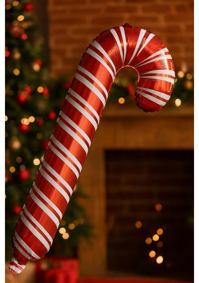 Yılbaşı Ağacı Süsü Noel Gold Şekerleri Yılbaşı Temalı Hediyeler Folyo Noel Balonu 1 Adet 84-39 Cm Genel