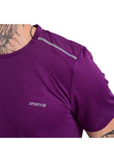 Sportive Conforto 3 Erkek Mor Koşu T-shirt 24ke013-mor 1656293 Mor