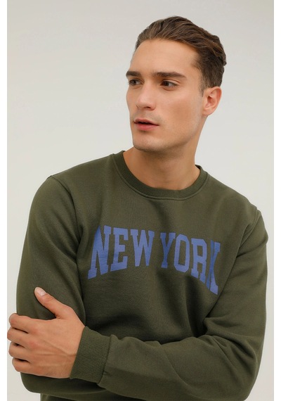 Superfly Men Sweat-6 Haki Erkek Sweatshirt Siyah