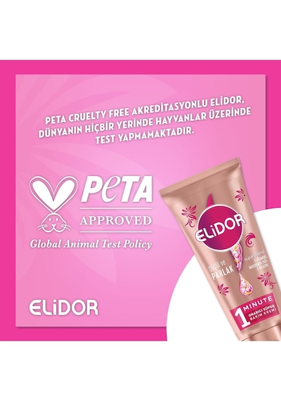 Elidor Superblend 1 Minute Onarıcı Süper Saç Bakım Kremi Güçlü ve Parlak
170 ml x 2 Adet