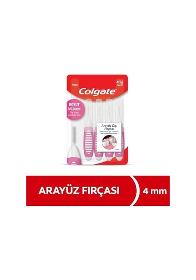 Interdental Diş Fırçası 4 Mm Açık Ahşap