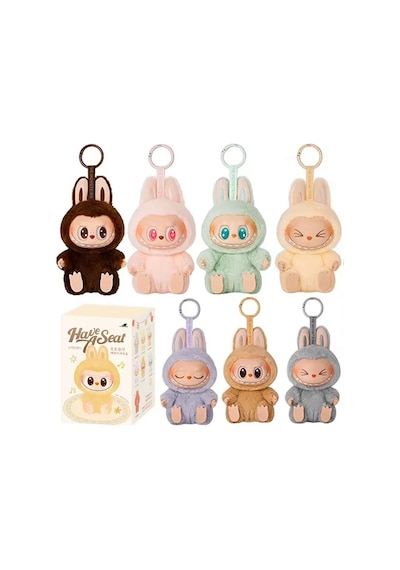Yüksek Kaliteli Labubu Kör Kutu Anime Figürü Kolye Akın Modeli Oyuncak Canavar Labubu1 Random 1pcs With Box Labubu1 Random 1pcs