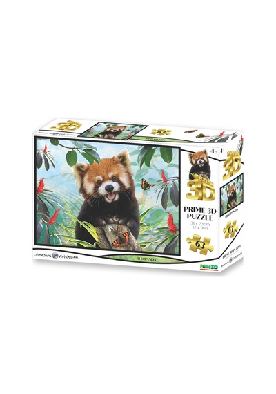 Prime 3d - Kırmızı Panda 63 Parça Puzzle 10534