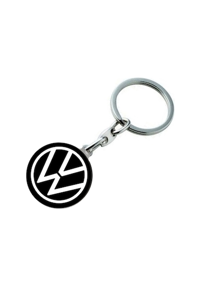 Volkswagen Logolu Metal Otomobil Anahtarlığı - Damla Baskılı