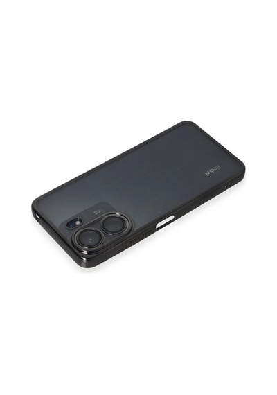 Xiaomi Redmi 13c Kılıf Razer Lensli Silikon - Siyah -