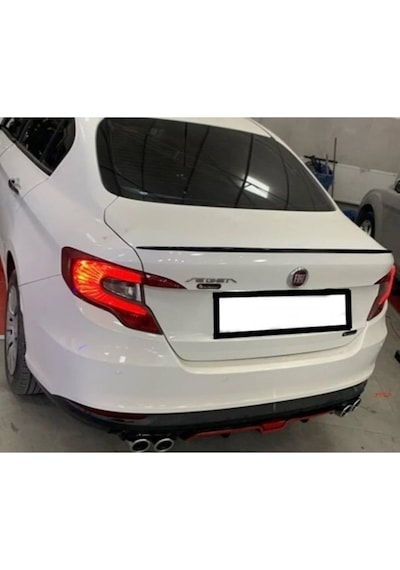 Fiat Egea/fiat Tıpo İle Uyumlu 2015-2024 Piano Black Bagaj Spoiler