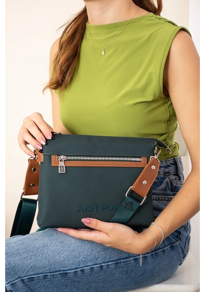 Just Polo Kadın Omuz Çantası Yeni Sezon Yeşil Taba