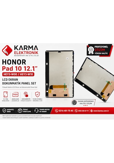 Honor Pad 10 12.1'' Hey3-w00 Hey3-w10 Lcd Ekran, Dokunmatik Panel