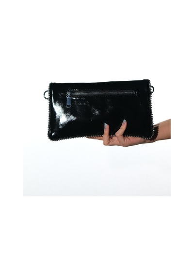 Luvishoes Ardena Siyah Kadın Boncuklu Clutch Çanta