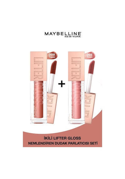 Lifter Gloss Nemlendirici Dudak Parlatıcısı 003 Moon & 009 Topaz pktlftrglsmntpz-9134 Diğer