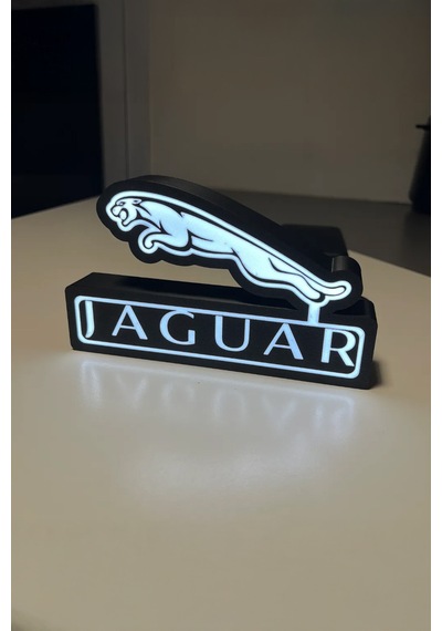 Jaguar Dekoratif Aydınlatma Led Gece Lambası Çok Renkli