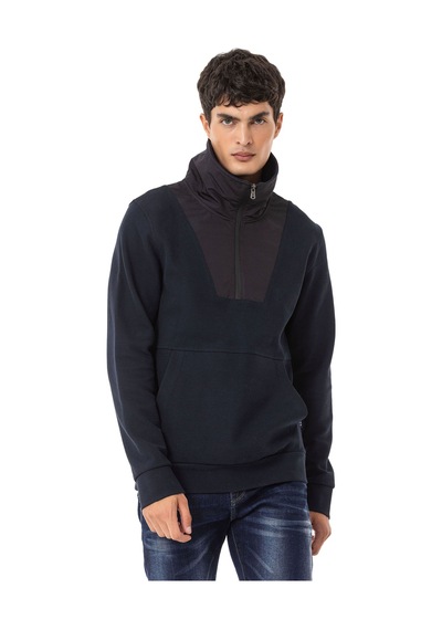 Cipo & Baxx Cl555 Erkek Basic Zip Hoodie 001